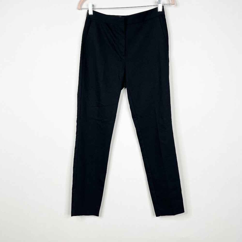 2/$30 ZARA Skinny Mid Rise Trouser Dress Pants Black Small #8705